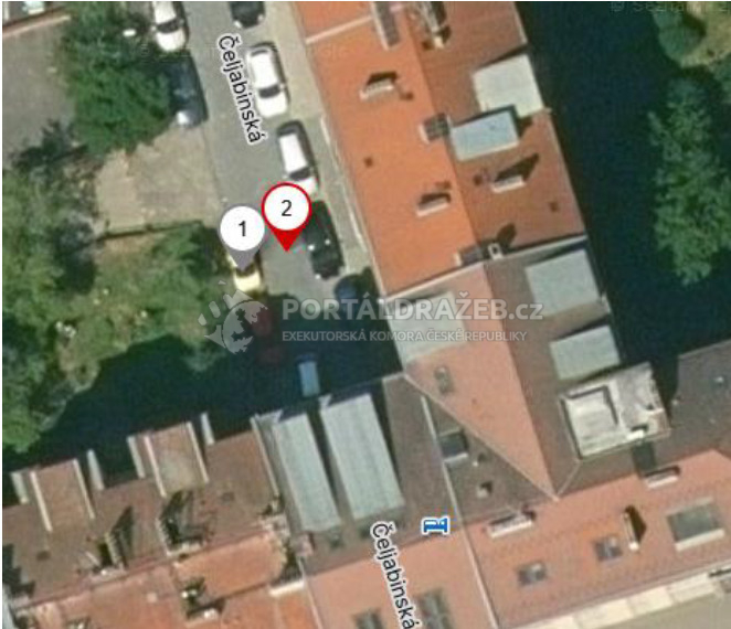 Pozemek parc. č. 1386/3, 1386/6 (126 m2) v k.ú. Vršovice, obec Praha