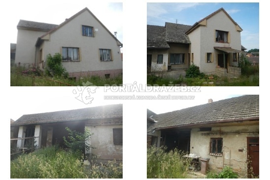 Podíl 1/6 rodinného domu v Bernarticích, okres