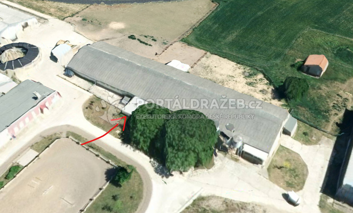 ideální podíl 96/1000 zemědělské stavby v k.ú. Krabčice u Roudnice nad Labem, okres Litoměřice, opakovaná dražba
