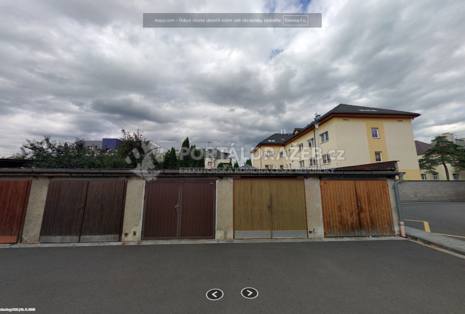 Id. 1/2 garáže v Šumperku