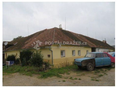 Stavba s garáží, hospodářským zázemím a souborem pozemků v k.ú. Stožice, Strakonice