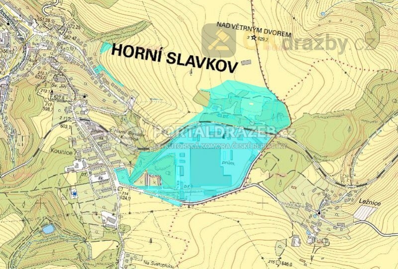 Dražba výrobního areálu s pozemky obec Horní