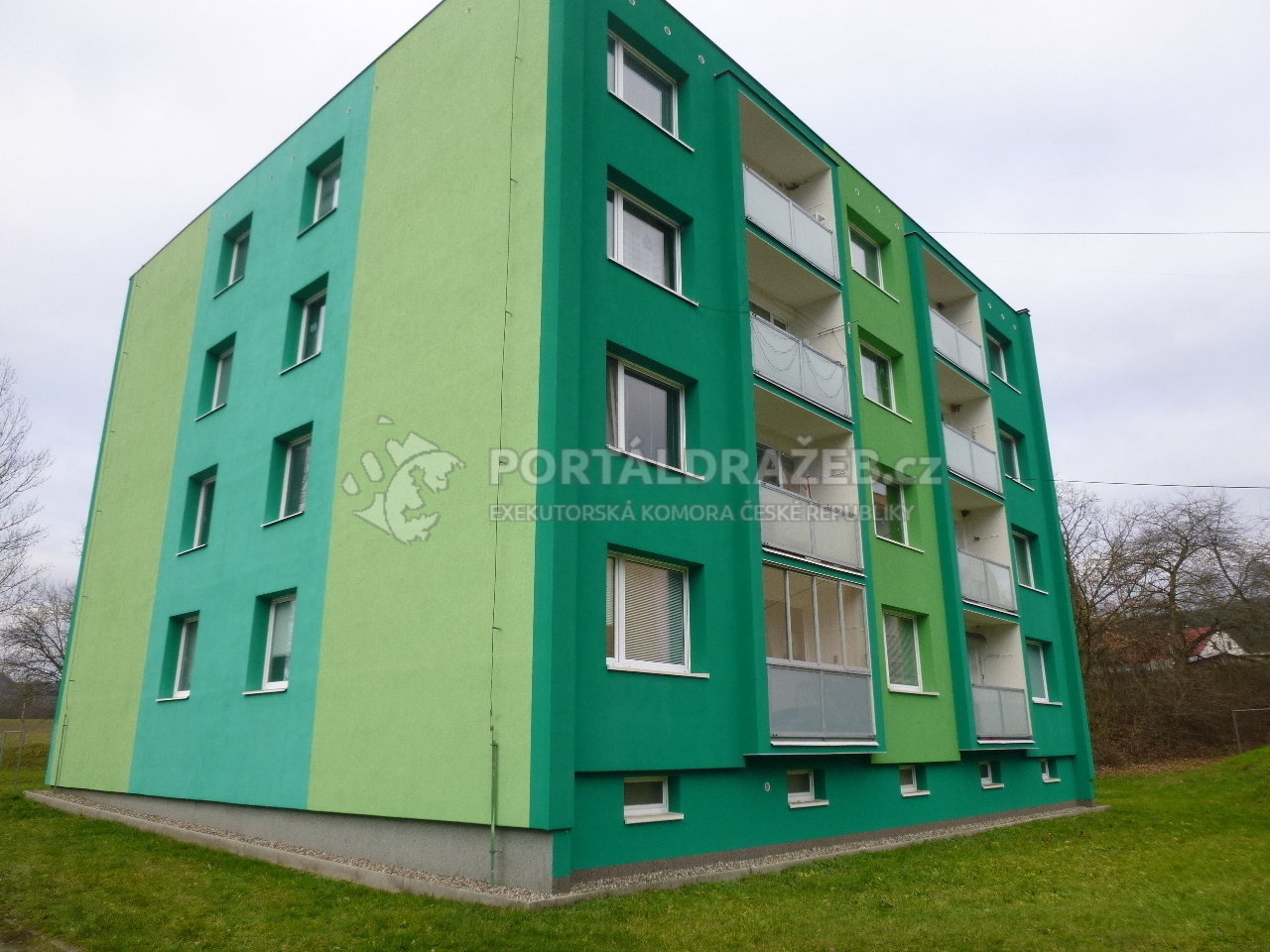 Podíl na družstevním bytě 2+1 v obci Úštěk, okr.