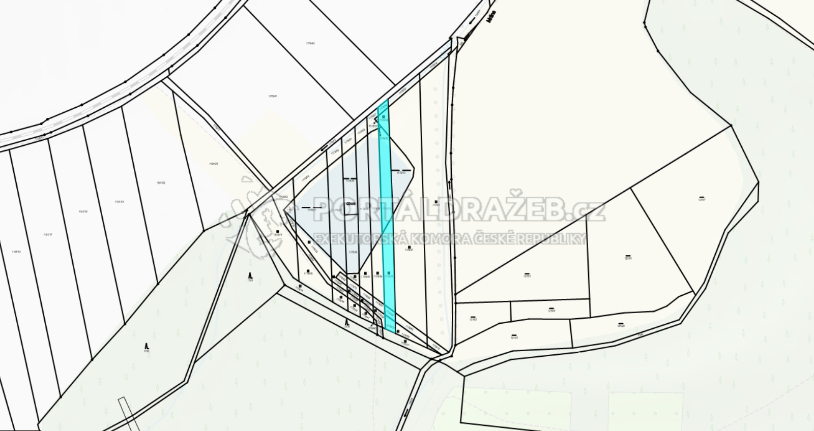 id. 1/4 pozemků v k.ú. Kopidlno, okres Jičín,