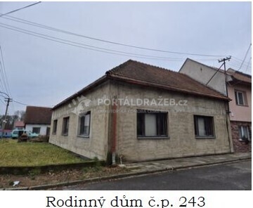 Spoluvlastnický podíl (ideální 1/2) rodinný dům a zahrada k. ú. Chropyně (okres Kroměříž)