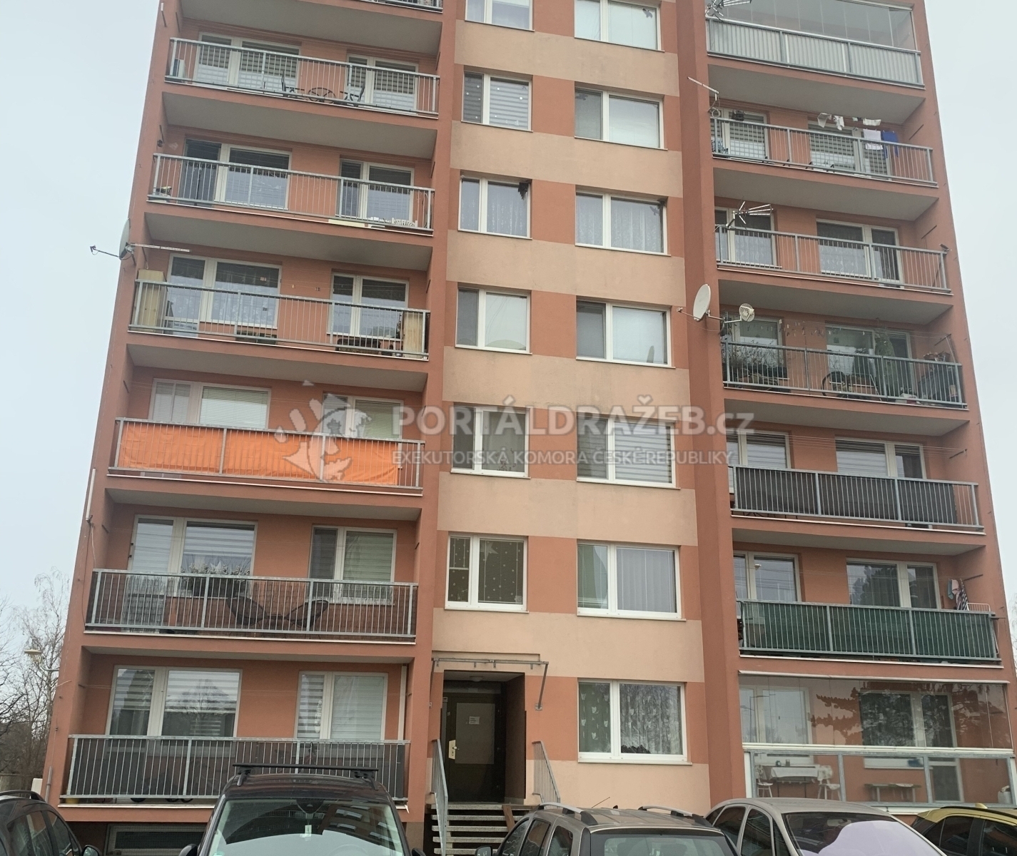 Družstevní byt 2+1+sklepní kóje+lodžie (64,09 m2),