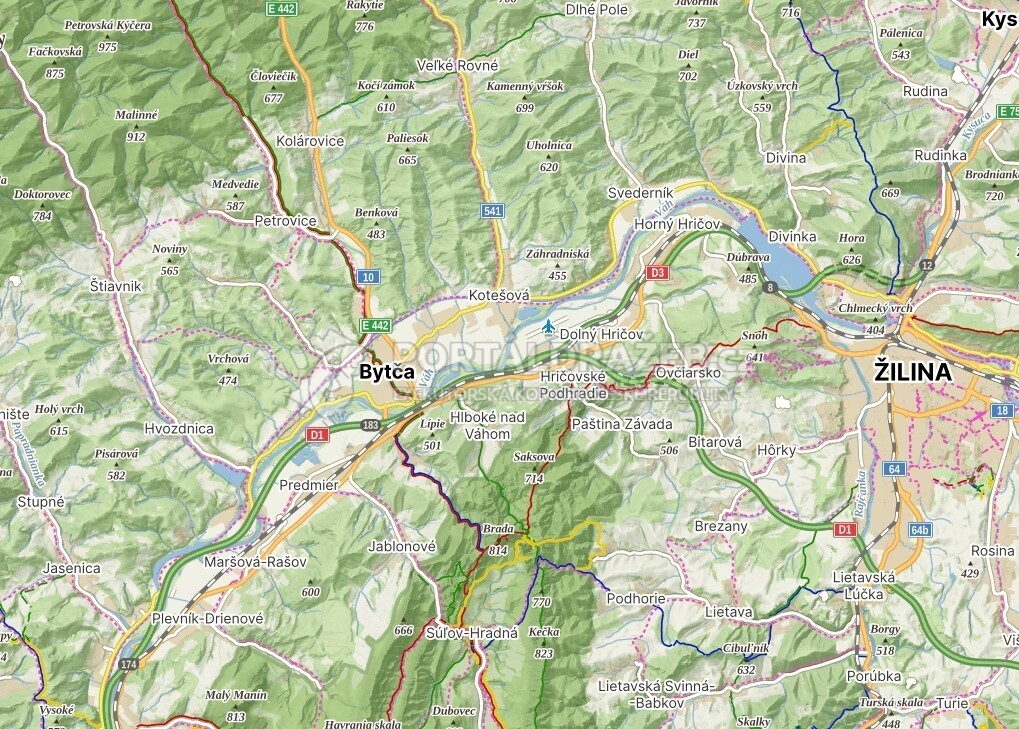 podíly na zemědělské a lesní půdě, Slovensko, obec Kotešová