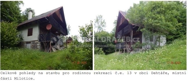 Chata v obci Dehtáře - spoluvlastnický podíl o