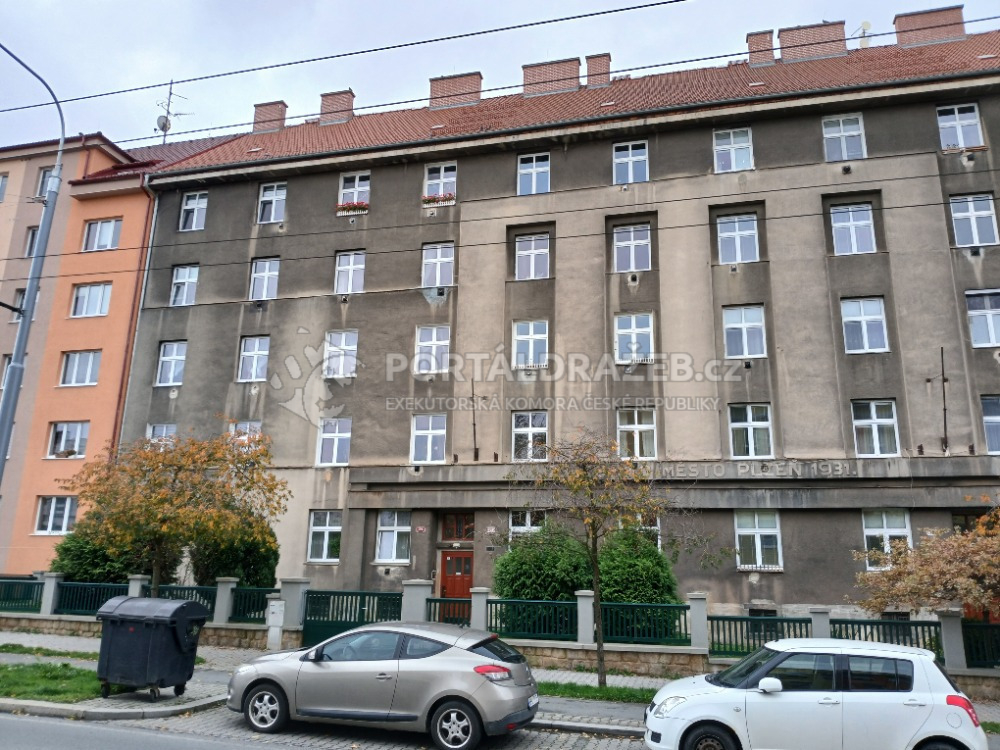 byt 1+1, Plzeň, ul. Edvarda Beneše 1933/34