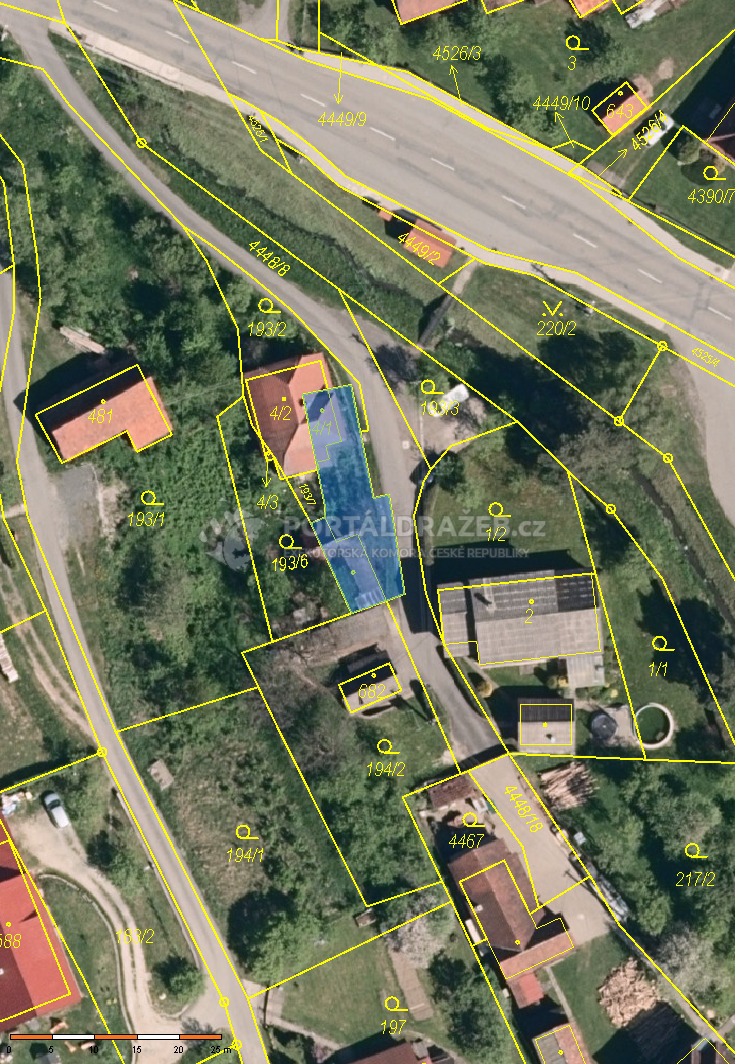 Dražba podílu 1/56 na RD č.p. 57  a dalších
