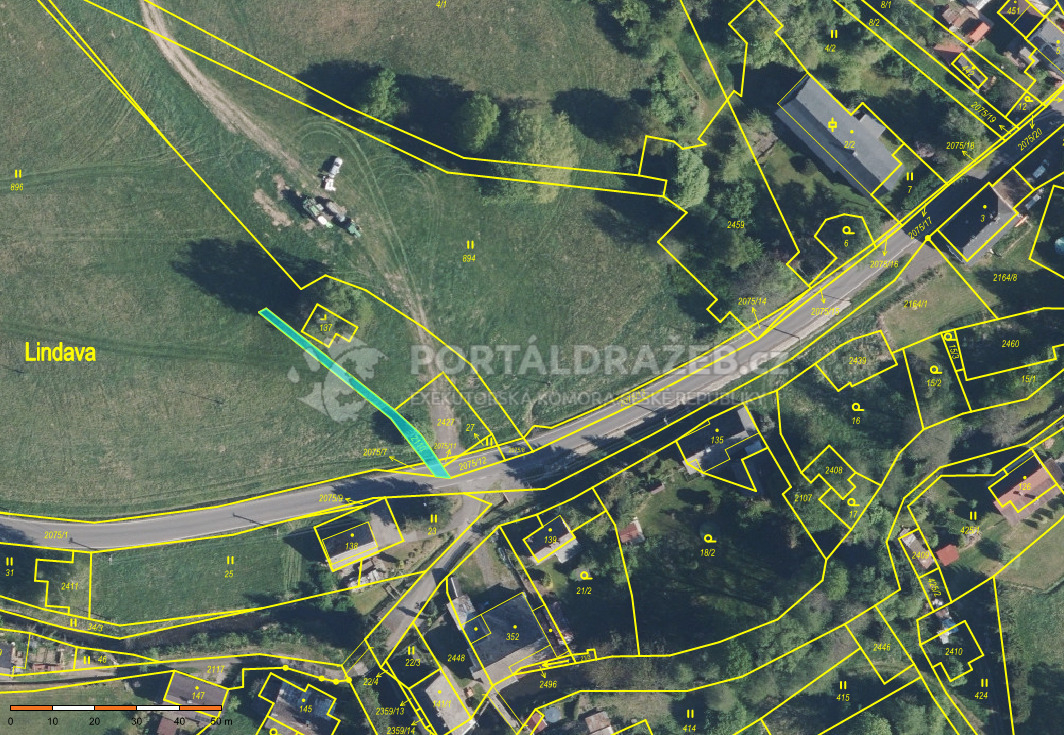 Pozemek o výměře 108 m2, Cvikov, okres Česká Lípa