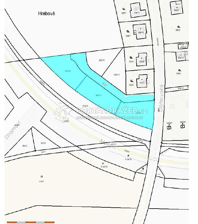 Soubor stavebních pozemků v Ostravě o výměře cca 3 199 m2