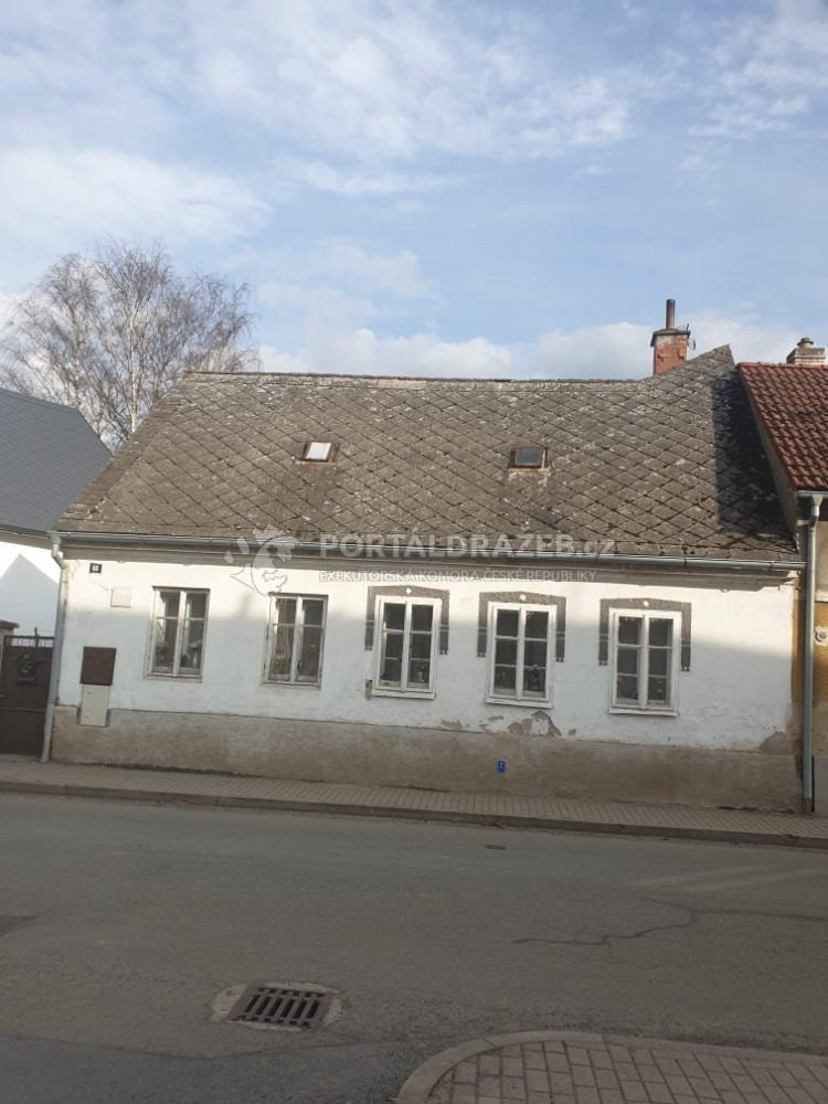 Dražba rodinného domu na ul. Karlova 60, 277 35 Mšeno, podíl 1/2
