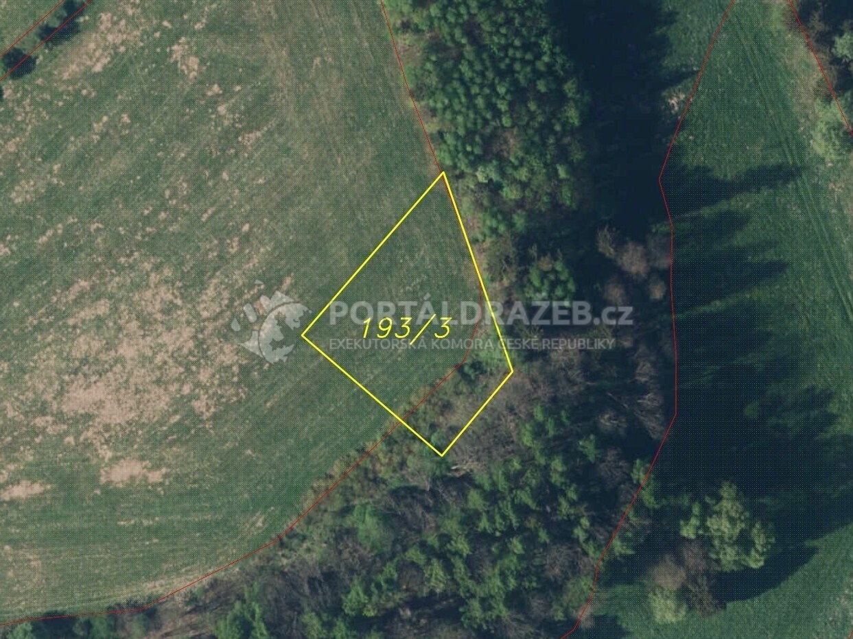 Pozemek o velikosti 2000m2, Dolní Teplice