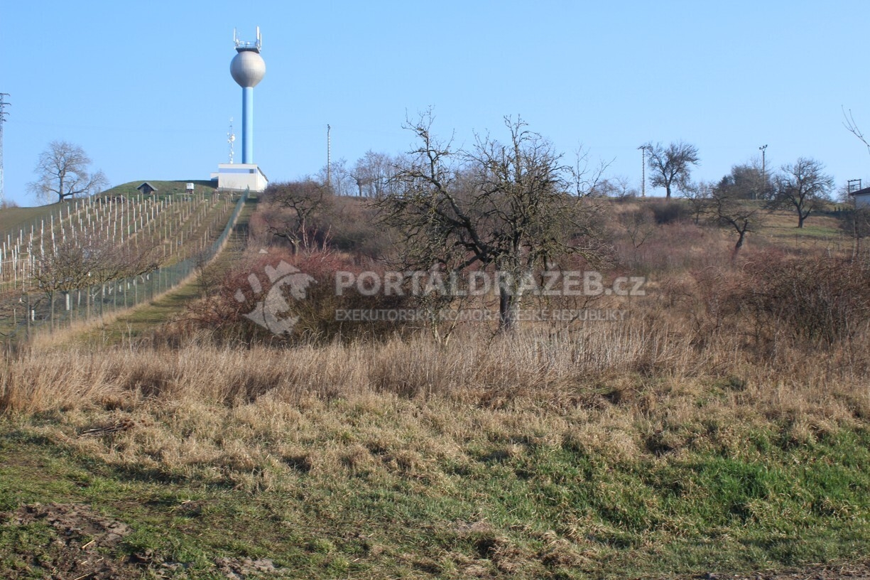Spoluvlastnický podíl ve výši 1/2 na pozemcích ve městě Hrušovany nad Jevišovkou, okres Znojmo