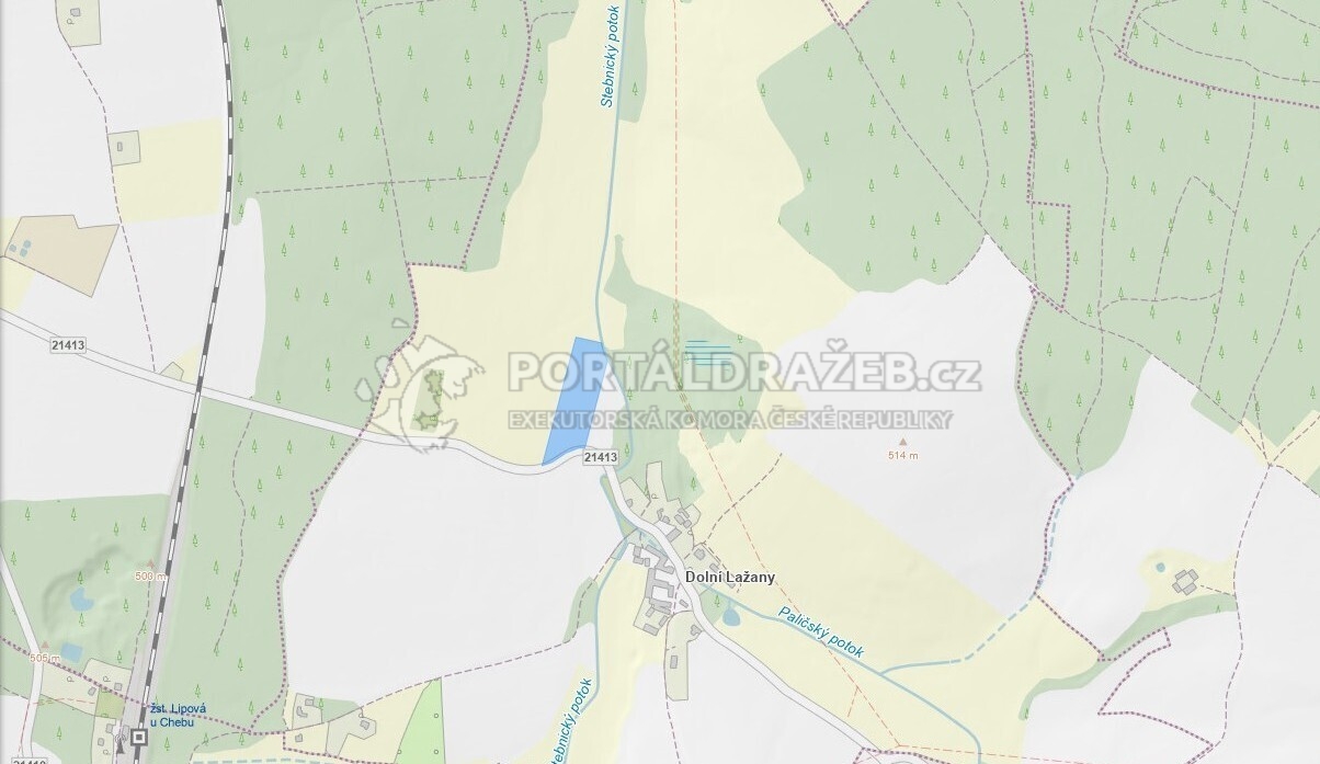 Ideální spoluvlastnický podíl 1/16 na orné půdě, k. ú. Dolní Lažany u Lipové