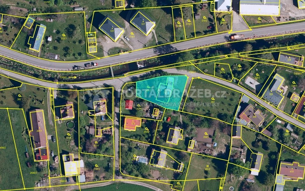 Dražba podílu id. 1/4 na RD se zahradou v obci Jindřichov, okres Bruntál