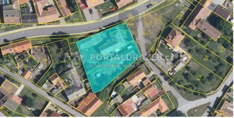 Dražba RD obec Dalešice okres Třebíč