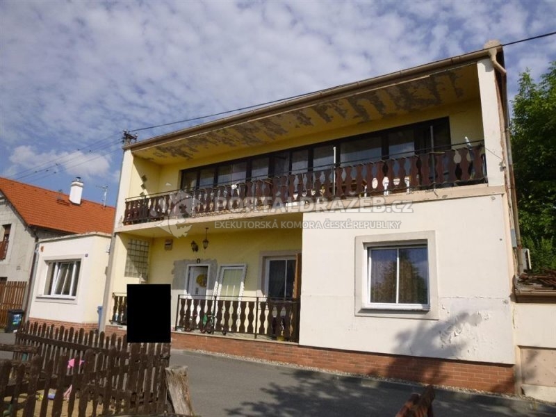 Dražba rodinného domu s pozemky v obci Nelahozeves