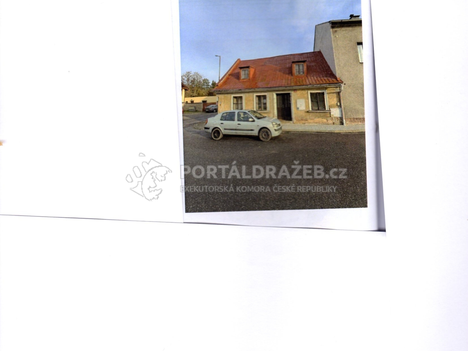 Dražba 1/4 rodinného domu v obci Mimoň