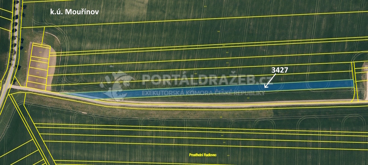 Pozemek o velikosti 5511m2, Vyškov