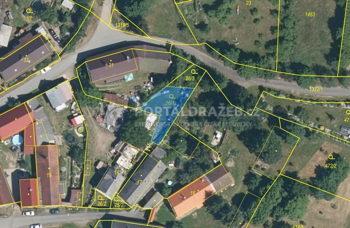 Pozemek (zahrada) v obci Planá, k.ú. Týnec u Plané, okr. Tachov
