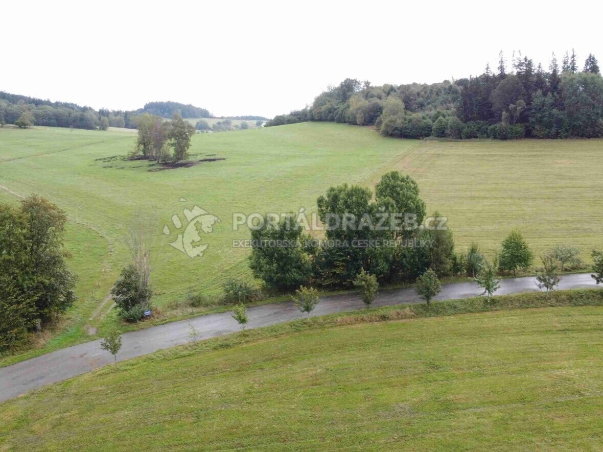 Stavební pozemek o velikosti 4978m2, Černá v Pošumaví