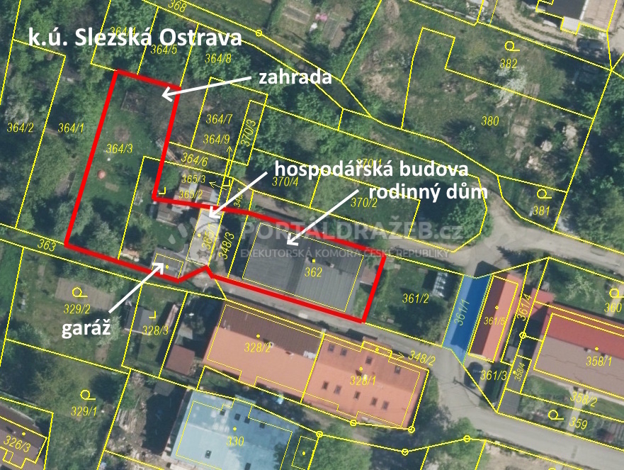 Rodinný dům o velikosti 915m2, Ostrava, podíl 1/4