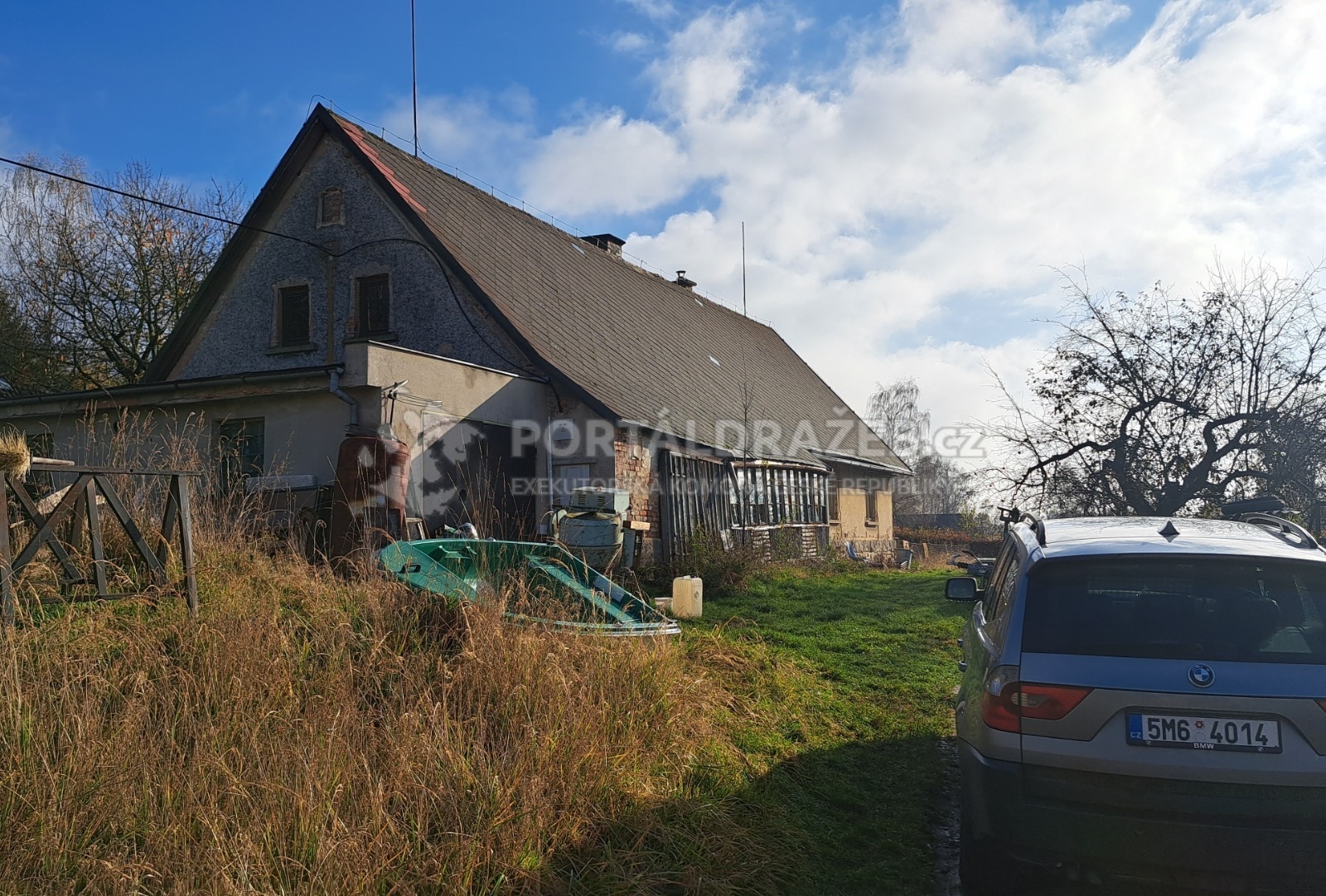 Dražba podílu 1/4 na RD Souvrať 104, okr. Trutnov