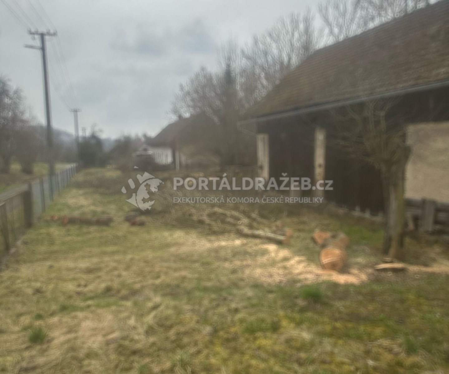 Dražba pozemků se stodolou v obci Chocnějovice