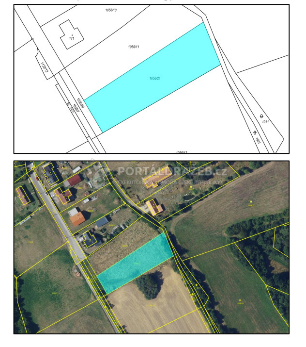 Pozemek parc. č. 1056/21 v k.ú. Drahonín, Brno-venkov