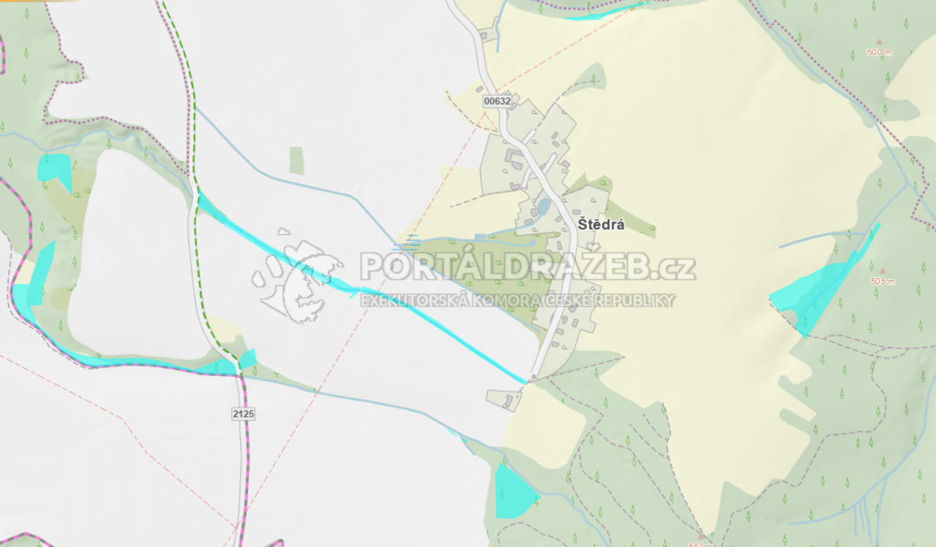 pozemky v k.ú. Štědrá u Kynšperka nad Ohří, okres Sokolov, opakovaná dražba