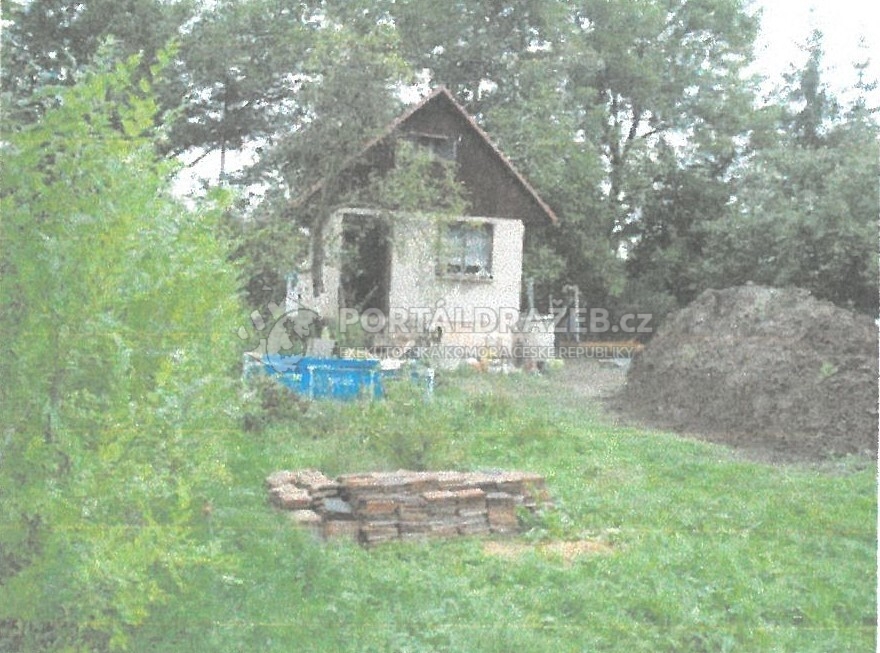 Opakovaná dražba podílu 1/2 zahrádkářské chaty č.