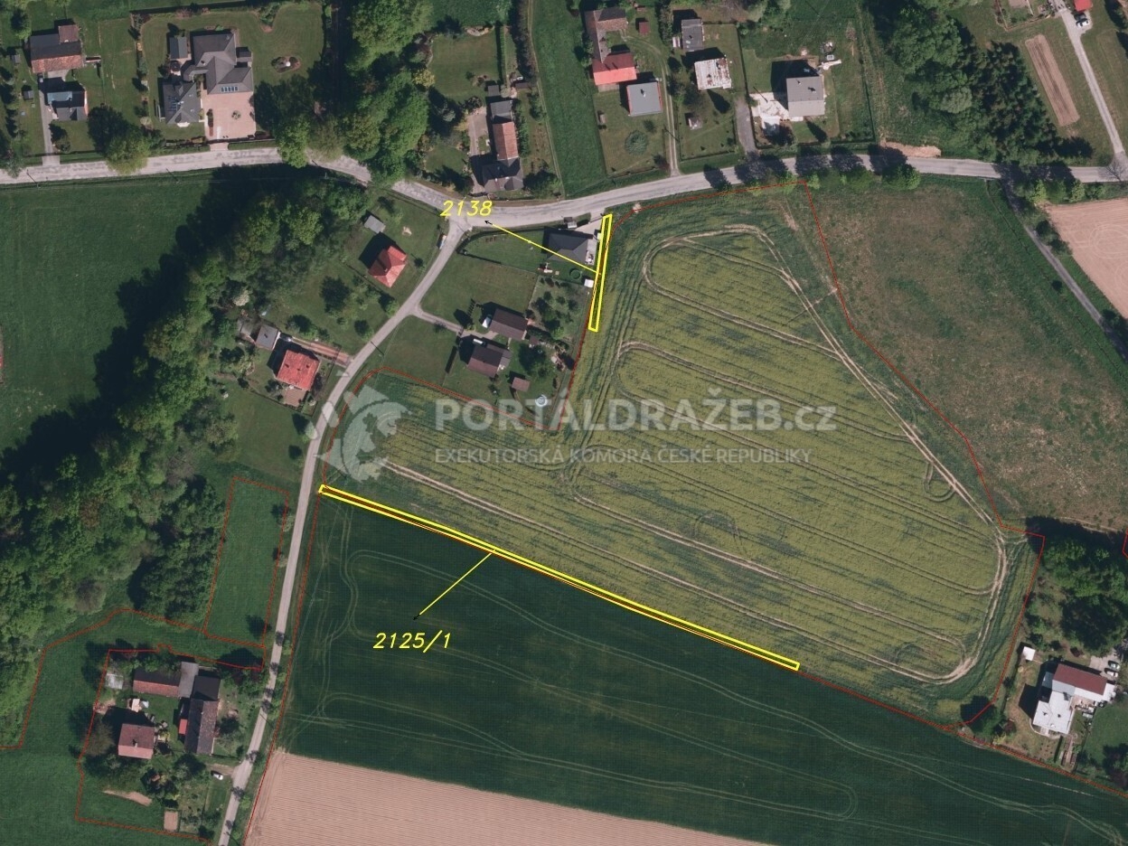 Pozemek o velikosti 499m2, Dolní Domaslavice