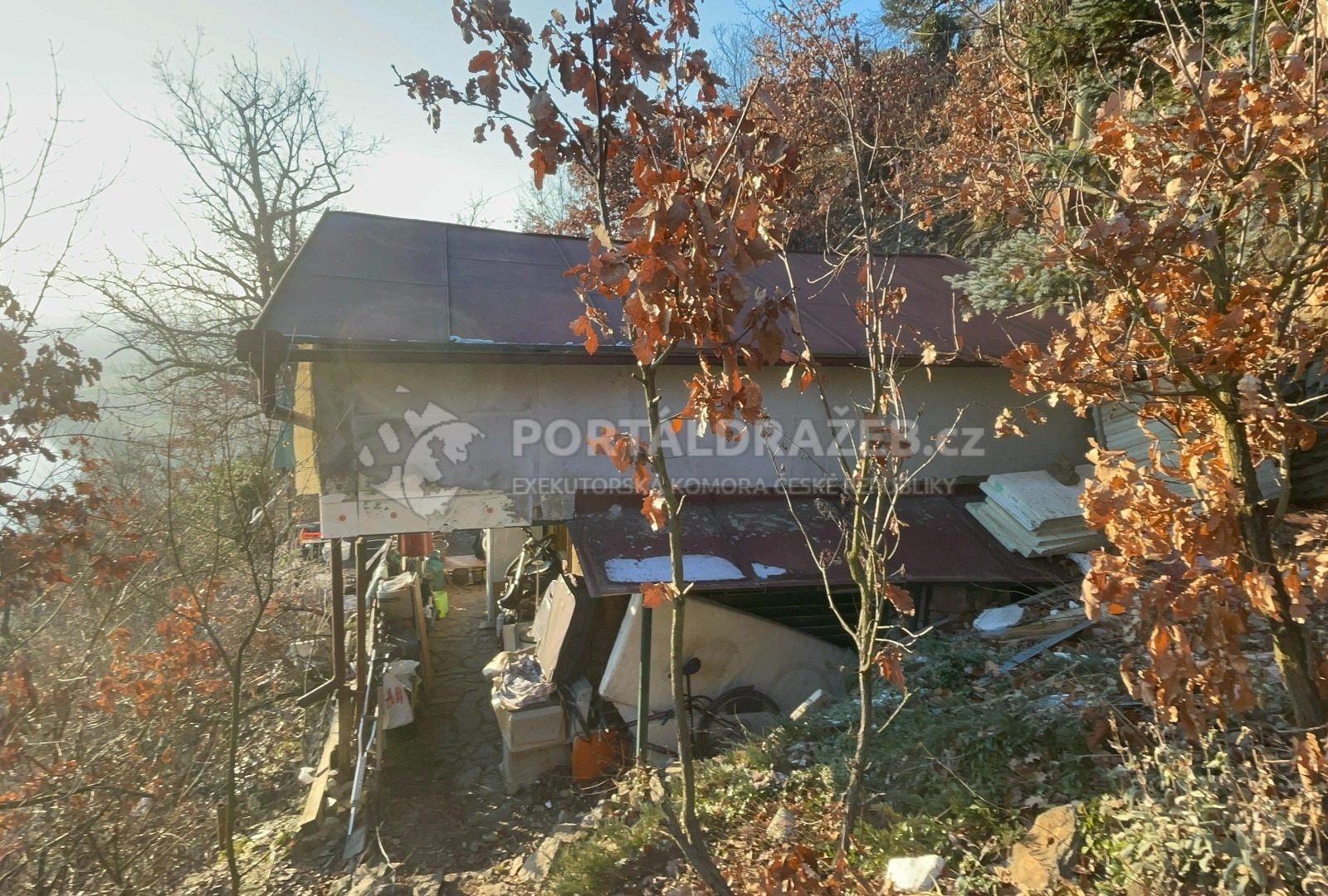 Dražba podílu 1/2 na chatě Černošice ev.č.  783,